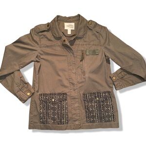 Forever 21 Spring / Fall Light Jacket Size S Brown